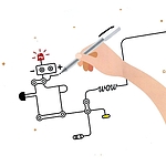 전도성펜 (페이퍼램프 세트/기초편/MRS37064)