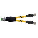 Y-Distributor M8 male / M8 female 0° A-cod.