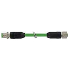 M12 male 0° / M12 female 0° Y-cod. shielded