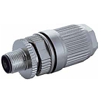 M12 Power male 0° L-cod. IDC