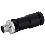 M12 Power male 0° S-cod. screw terminal