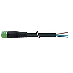 MQ15 female 0° with cable 600V AC type 3