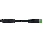 MQ15 male 0° / MQ15 female 0° 600V AC type 3