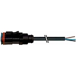 Valve plug MDC06-3s with cable