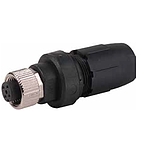 M12 female 0° A-cod. IDC Lite
