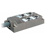 MVP-METALL, 4XM12, 5POLE, PRE-WIRED CABLE