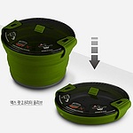 다용도 식기 (엑스 팟 2.8리터 올리브)