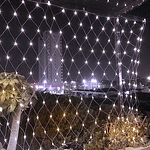 녹색선 LED 그물네트 지니전구 (300구)