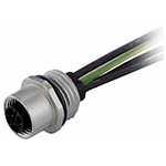 M12 Power female recept. S-cod. front