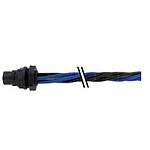 MQ15-X-Power male receptacle front mount