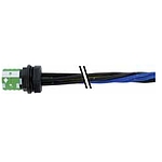 MQ15-X- Power female receptacle front mount