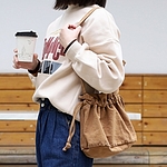 복조리 캔버스 크로스백