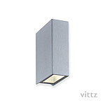 LED 직사각 2등 외부벽등 (6W)