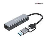 4포트 USB 3.0 멀티허브 (A to C타입/CLAN-1000HC)