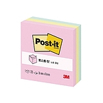 포스트잇 노트 654 큐브 파스텔 3색
