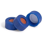 블루 스크루 캡 (Screw cap, bonded, blue, PFTE/red silicone septum)