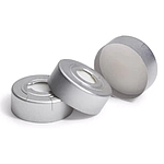 헤드스페이스 실버 알루미늄 크림프 캡 (Headspace silver aluminum crimp cap with safety feature)