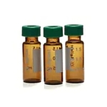 바이알 (2mL Screw Amber Vial Pack, write-on, PTFE/Sil septa)