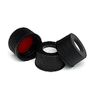 블랙 스크루 캡 (13-425 black screw cap, PTFE/silicone septa)