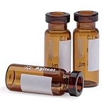 크림프 탑 바이알 (Wide Top Crimp Amber Vial write-on)