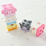 산리오 피규어 블록 만년 스탬프