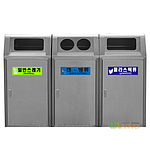 마대걸이형 스테인리스 사각 휴지통 (WL-2288)