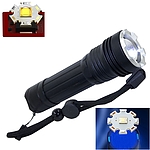 WhiteLaser LED 충전식 줌 서치 라이트 손전등 (A85)