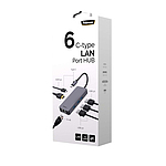 6 in 1 USB 3.0 C타입 허브
