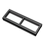 Grace Bio-Labs ProPlate microarray system, slide module only size 2 wells, W × L 16.5 mm × 34 mm, without clips