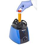 Vortex Mixer AC/DC input 100 V / 120 V, US 2-pin plug, blue