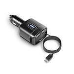 USB 2포트 C타입 자동감김 시거잭 충전기 (CGR2187AT)
