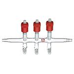 Space Saver vacuum manifold positions, 3, L 225 mm