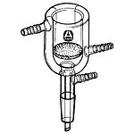 Aldrich jacketed Buchner funnel with joint capacity 60 mL, disc diam. 40 mm, porosity 70-100 um, joint: ST/NS 24/40