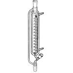 Aldrich addition funnels with PTFE needle valve Jacketed, capacity 100 mL, joint: ST/NS 24/40