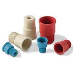 Suba-Seal septa white rubber, Suba-Seal 33, fits neck I.D., 17.5 mm, for use with all Sure/Seal bottles