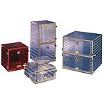 Plas-Labs desiccator cabinet, clear acrylic model 863-CG, W × D × H 24 in. × 18 in. × 24 in.