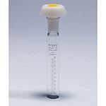 Pyrex Test tubes with standard ground stoppers graduated, 10 mL