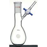 Synthware pear-shaped Schlenk flask with stopcock capacity 50 mL, joint: ST/NS 14/20