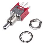 RS PRO Toggle Switch, Panel Mount, On-Off-On, SPDT, Solder Terminal