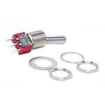 RS PRO Toggle Switch, PCB Mount, On-(On), SPDT, Through Hole Terminal