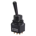 RS PRO Toggle Switch, PCB Mount, On-Off-(On), DPDT, Solder Terminal
