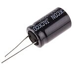 RS PRO 2200uF Aluminium Electrolytic Capacitor 35V dc, Radial, Through Hole