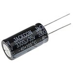 RS PRO 3300uF Aluminium Electrolytic Capacitor 35V dc, Radial, Through Hole