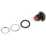 RS PRO Illuminated Momentary Miniature Push Button Switch, Panel Mount, SPST, 13.6mm Cutout, Green LED, 32/50/125V ac,