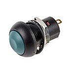 RS PRO Latching Miniature Push Button Switch, PCB, SPST, 13.6mm Cutout, 30V dc, IP67