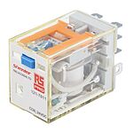RS PRO Plug In Power Relay, 24V dc Coil, 10A Switching Current, DPDT