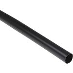 RS PRO Adhesive Lined Halogen Free Heat Shrink Tubing, Black 9mm Sleeve Dia. x 1.2m Length 3:1 Ratio