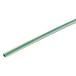 RS PRO Halogen Free Heat Shrink Tubing, Green 1.6mm Sleeve Dia. x 1.2m Length 2:1 Ratio