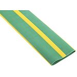 RS PRO Halogen Free Heat Shrink Tubing, Green 38.1mm Sleeve Dia. x 1.2m Length 2:1 Ratio