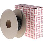 RS PRO Heat Shrink Tubing, Black 1.6mm Sleeve Dia. x 25m Length 2:1 Ratio